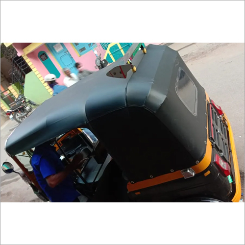 Black Auto Rickshaw Upper Hood