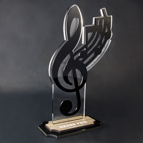 Plain Glossy Sports Trophy