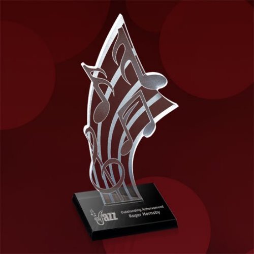 Crystal Glass Sports Trophy