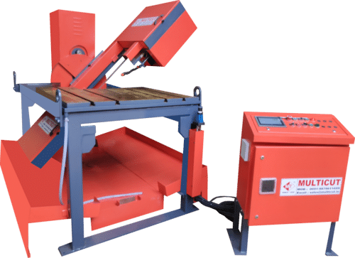 Tilting Frame Vertical Band Saw Machine BladeÂ Size: 34Mm Width X 1.1 Mm Thickness