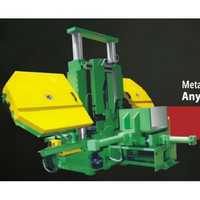 LMG-800 M Double Column Semi Automatic Band Saw Machine (With Pusher)