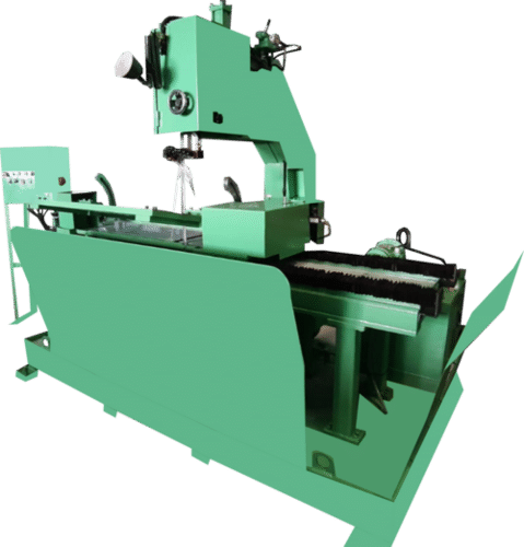 Automatic Tyre / Riser Cutting Vertical Band Saw Machine