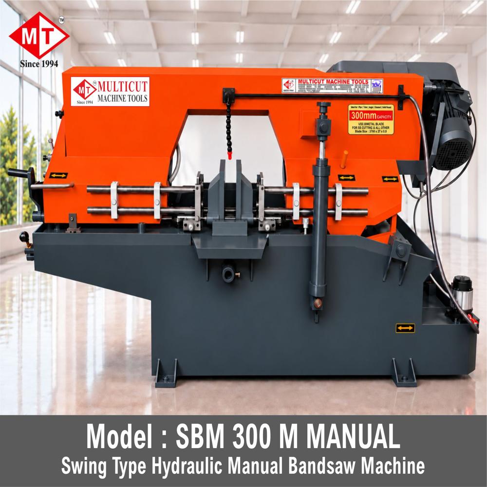 Sbm-300 M Hydraulic Hacksaw Machine - BladeÂ Size: 3760 X 27 X 0.9 Mm