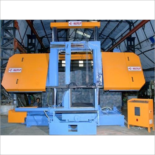 BDC-1200 M Semi Automatic Double Column Band Saw Machine (With Pusher)