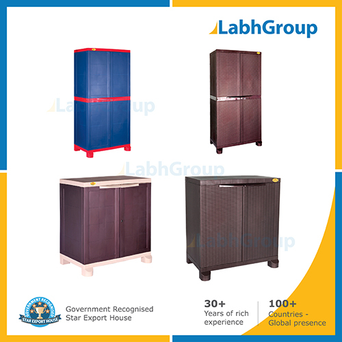 Plastic storage cabinet