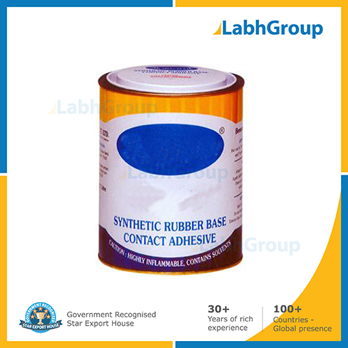 Synthetic rubber base contact adhesive