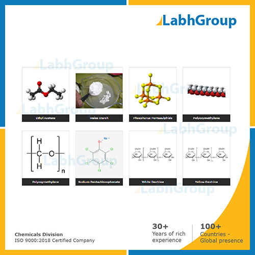 Chemicals for adhesive industries