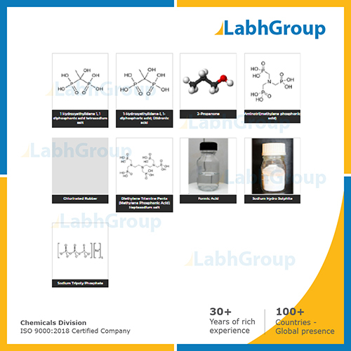Chemicals for soap & detergent industries