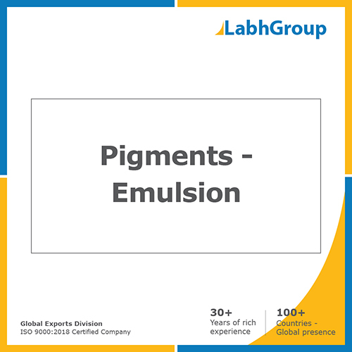 Pigments - emulsion