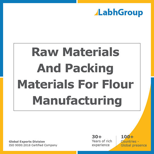 Raw materials and packing materials for flour manufacturing