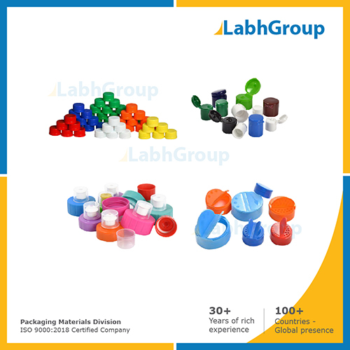 Plastic screw caps for pharmaceutical medicine bottles