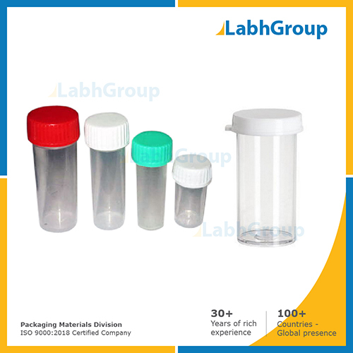 Plastic Vials For Pharmaceutical Medicine Packaging