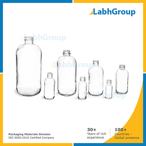 Clear Glass Bottles For Pharmaceutical Medicine Packaging