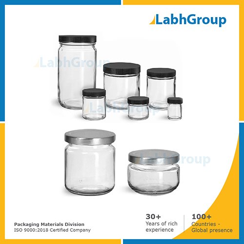 Glass Jars For Pharmaceutical Medicine Packaging