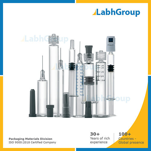 Pre-fillable Glass Syringes For Pharmaceuticals Medicine Packaging