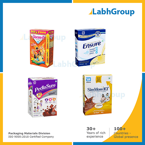 Printed lined paper carton for pharmaceuticals medicine packaging