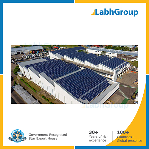 Solar panel for factories