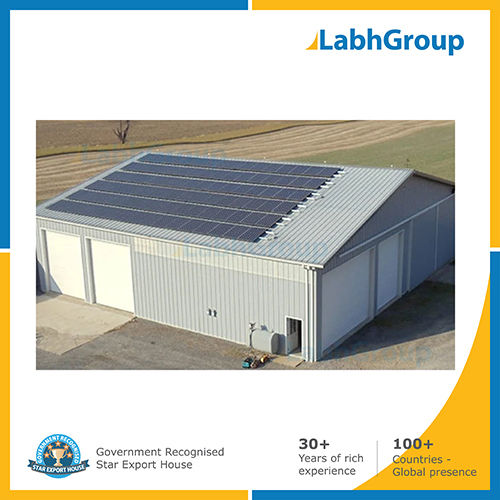 Solar panels for warehouses
