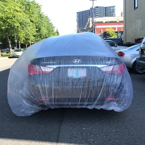 Plastic Car Cover Hardness: Soft