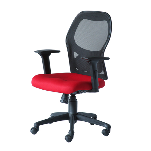 Revolving Chair - Nylon Mesh Backrest, 1080mm Height, 490mm Width | 3D Adjustable Armrests, Lumbar Support, No Assembly Required