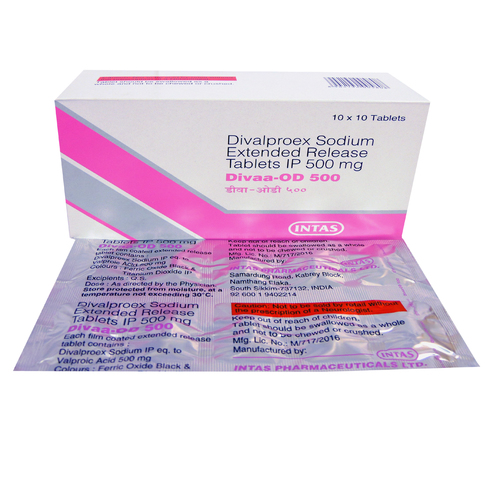 Divalproex Sodium Tablets Purity: 99.9%