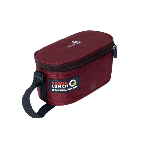 Q4 Maroon Lunch Box Fabric Pouch