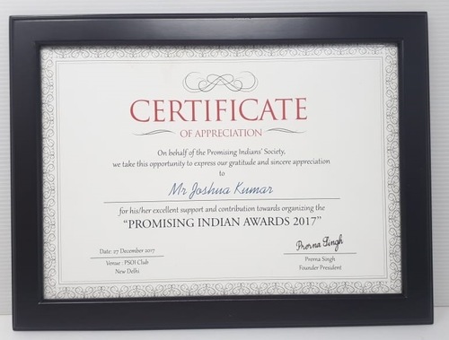Customized Rectangular Certificates Holders