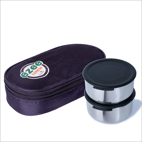 Metal Black Ecoline Ezee 2 Insulated Lunch Box