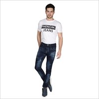 Mens Wrinkled Jeans