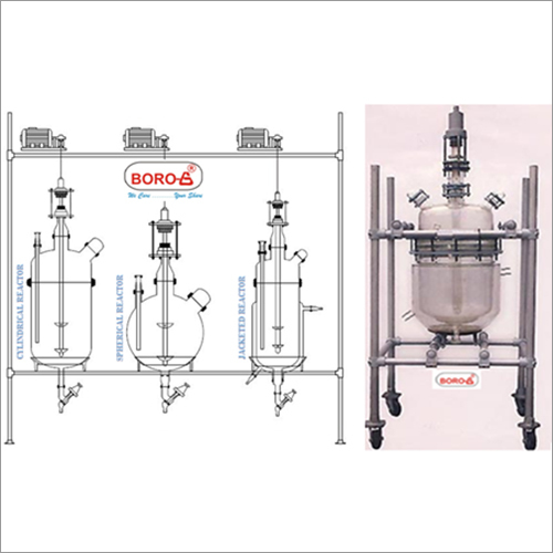 Jacketed Glass Reactor Distillation Unit