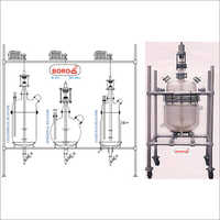 Jacketed Glass Reactor Distillation Unit
