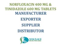 Norfloxacin 400 Mg Tinidazole 600 Mg Tablets Manufacturer Norfloxacin 400 Mg Tinidazole 600 Mg Tablets At Lowest Price In Gujarat India