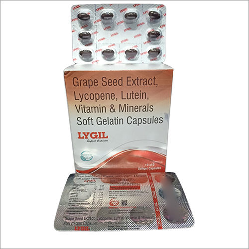 Grape Seed Extract Lycopene Lutein Vitamin And Minerals Soft Gelatin Capsules Health Supplements