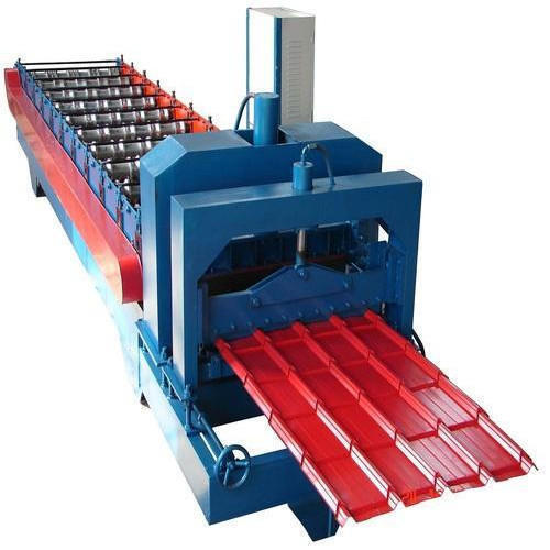 Roofing sheet making machine