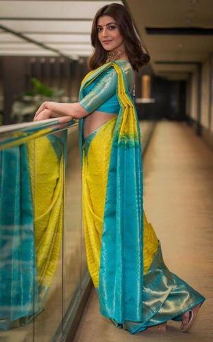 Multi Colour Ladies Soft Lichi Silk Clotha  Saree
