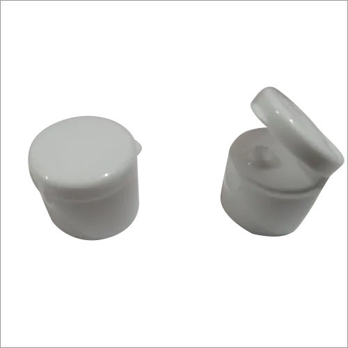 Plastic White Flip Top Cap