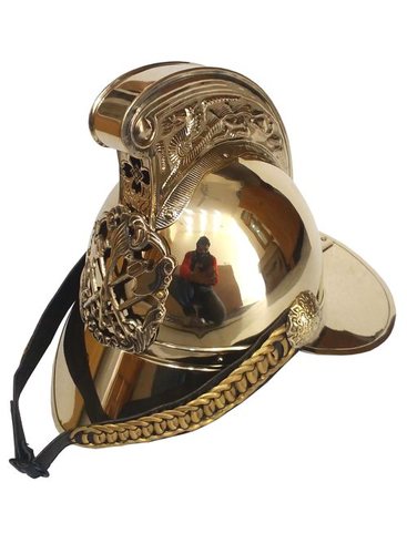 New South Wales Brass Fireman Armor Helmet