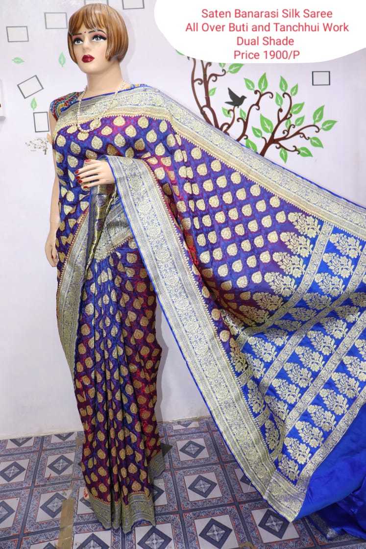 Saten Banarasi Silk Saree