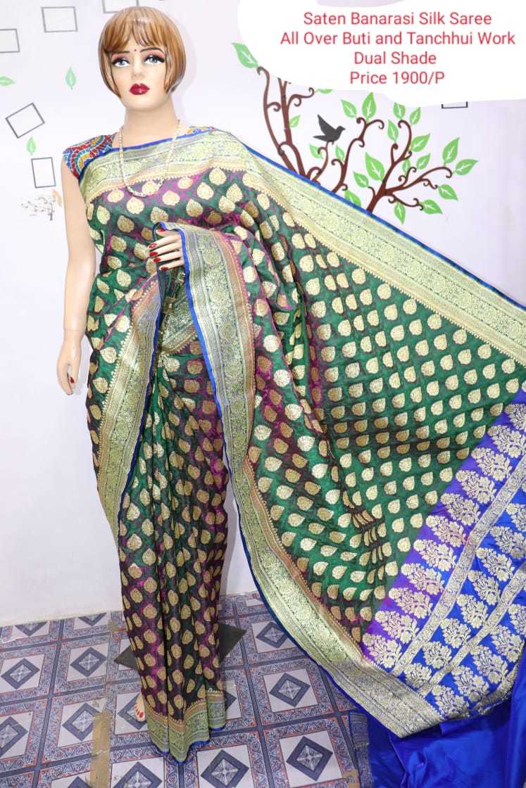Saten Banarasi Silk Saree