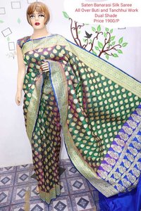 Saten Banarasi Silk Saree