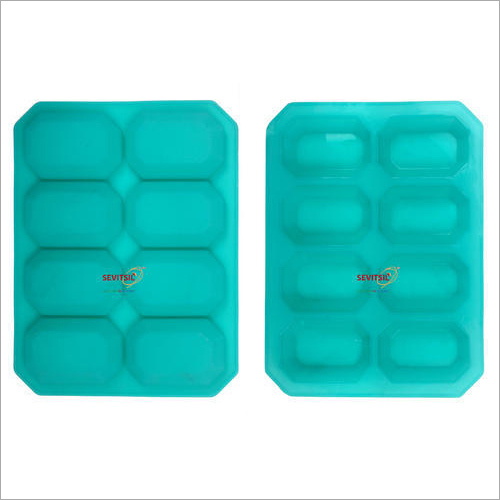 Silicone Rubber Soap Mold 100gms Octagonal 8 Cavities