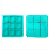 Silicone Rubber Soap Mold 100gms Square Shape 9 Cavities