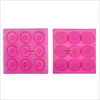 Silicone Rubber Soap Mold 18gms Round 9 Cavities