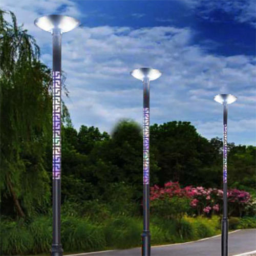 Solar UFO Garden Post Light