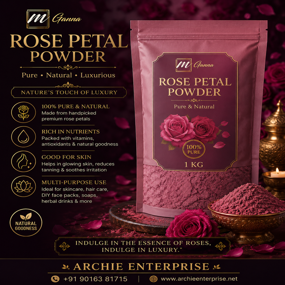 Rose Petal Powder - Grade: Cosmetic Grade