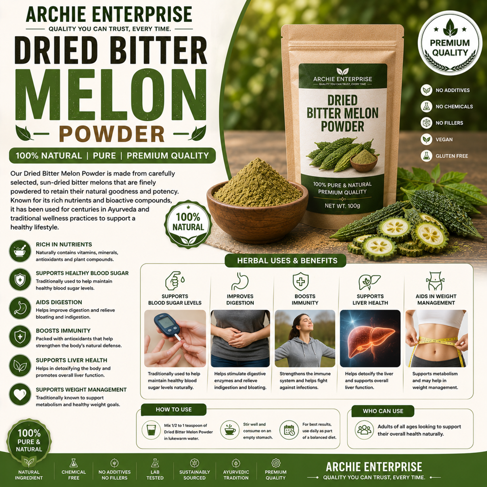 Dried Bitter Melon Powder - Age Group: For Adults