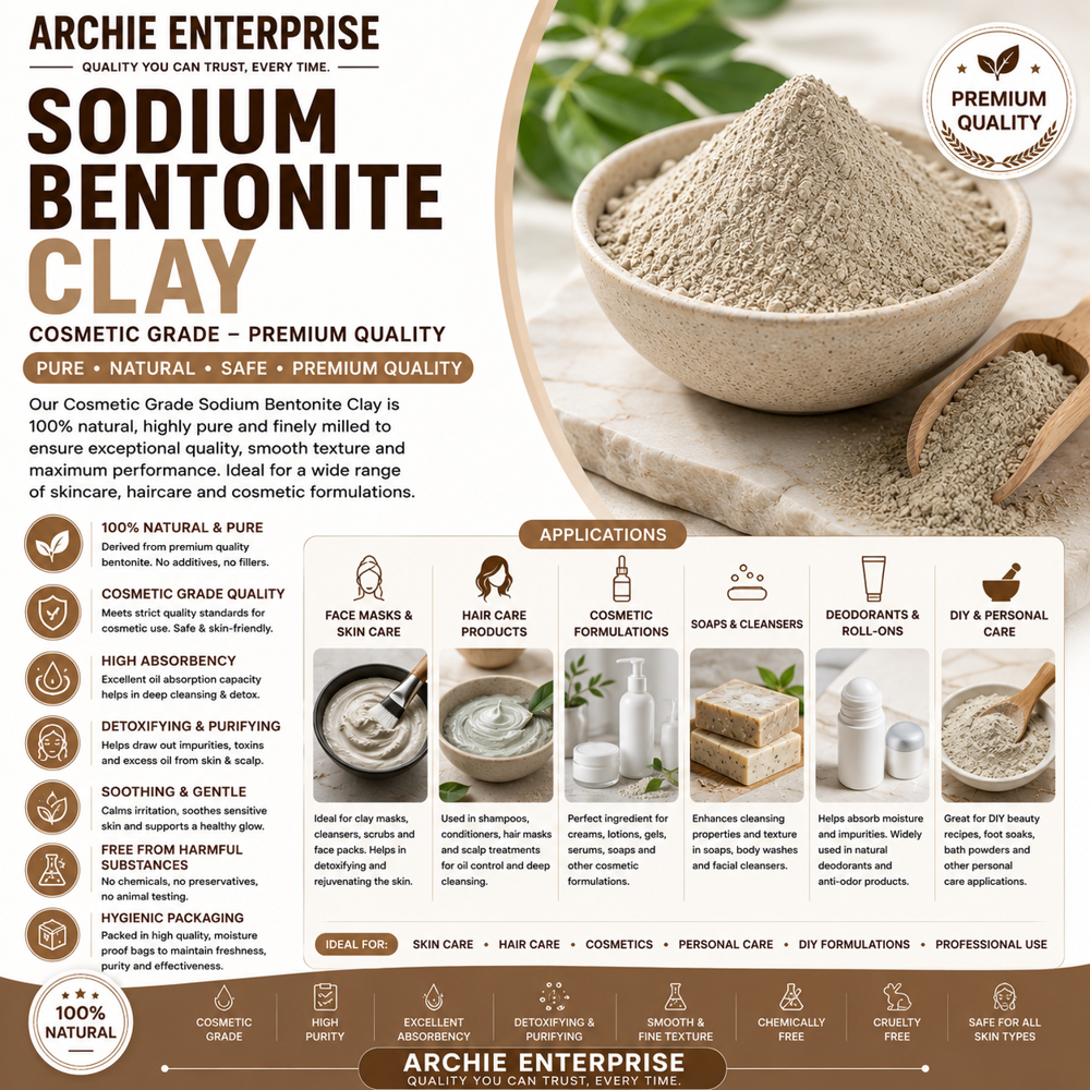 Sodium Bentonite Clay - Application: Chemical Industry