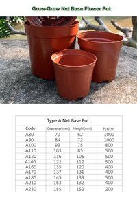 A Type Light Weight Nursery Flower Pot