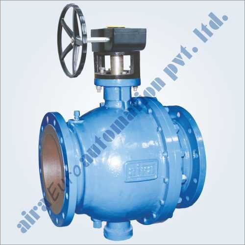 2 Piece Design Spring Loaded Trunnion Mounted Ball Valve