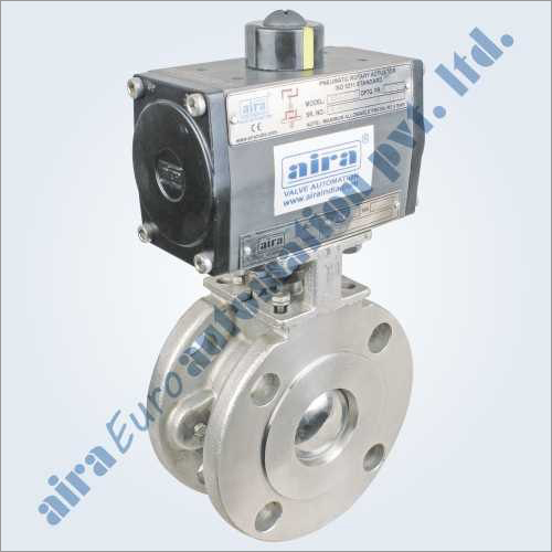 Pneumatic Wafer Type Floating Ball Valve